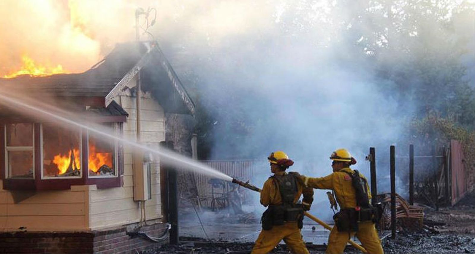 incendio en el condado de Lake, California