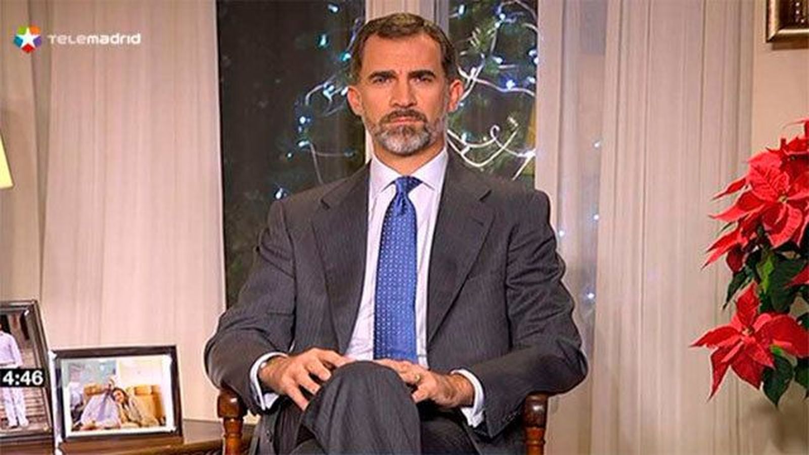 El Rey grabó anoche su discurso de Navidad