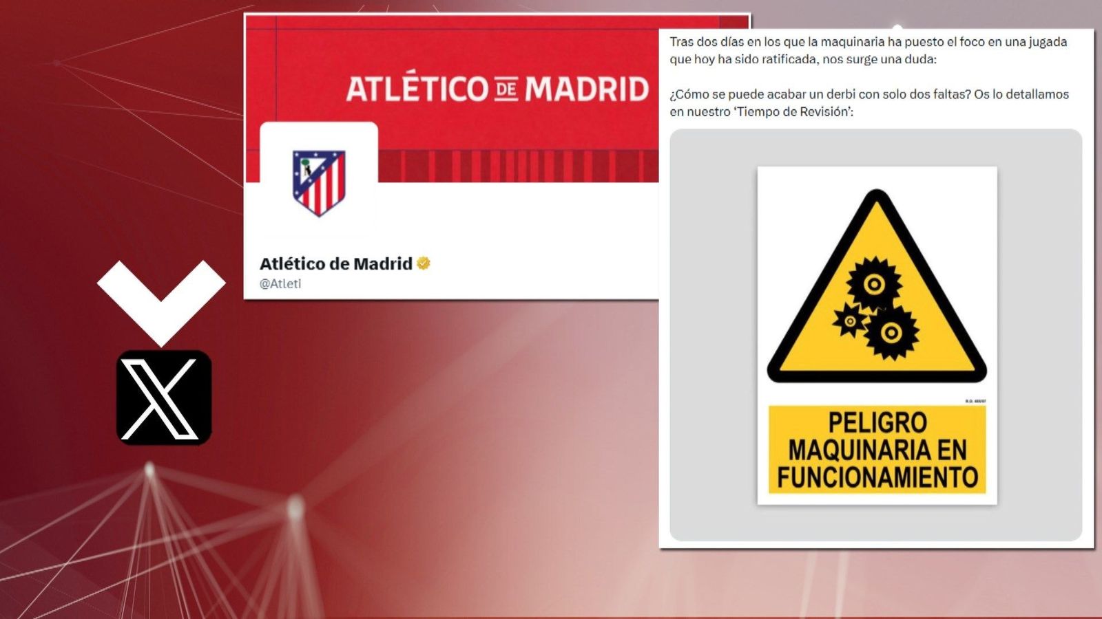El Atlético y su revisión del derbi: “Una patada voladora, el clásico piscinazo...”