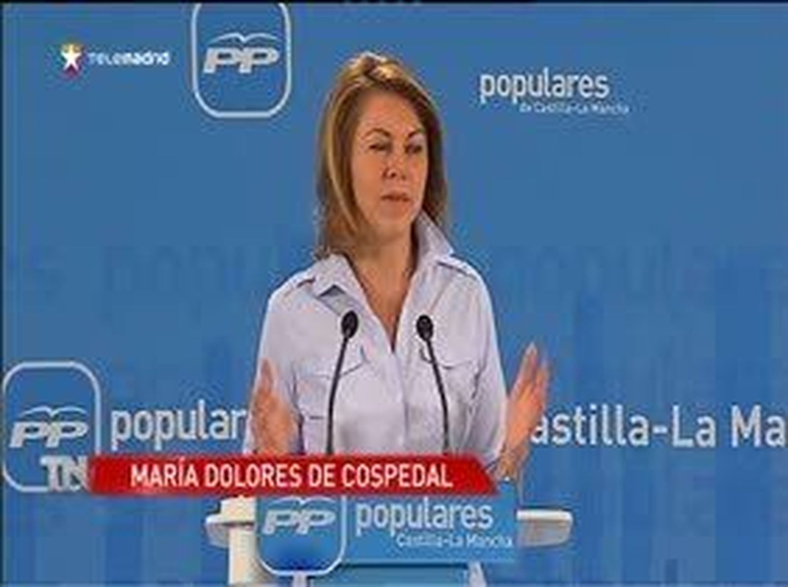Cospedal: "No hay ningún tipo de  incertidumbre acerca de la economía española"