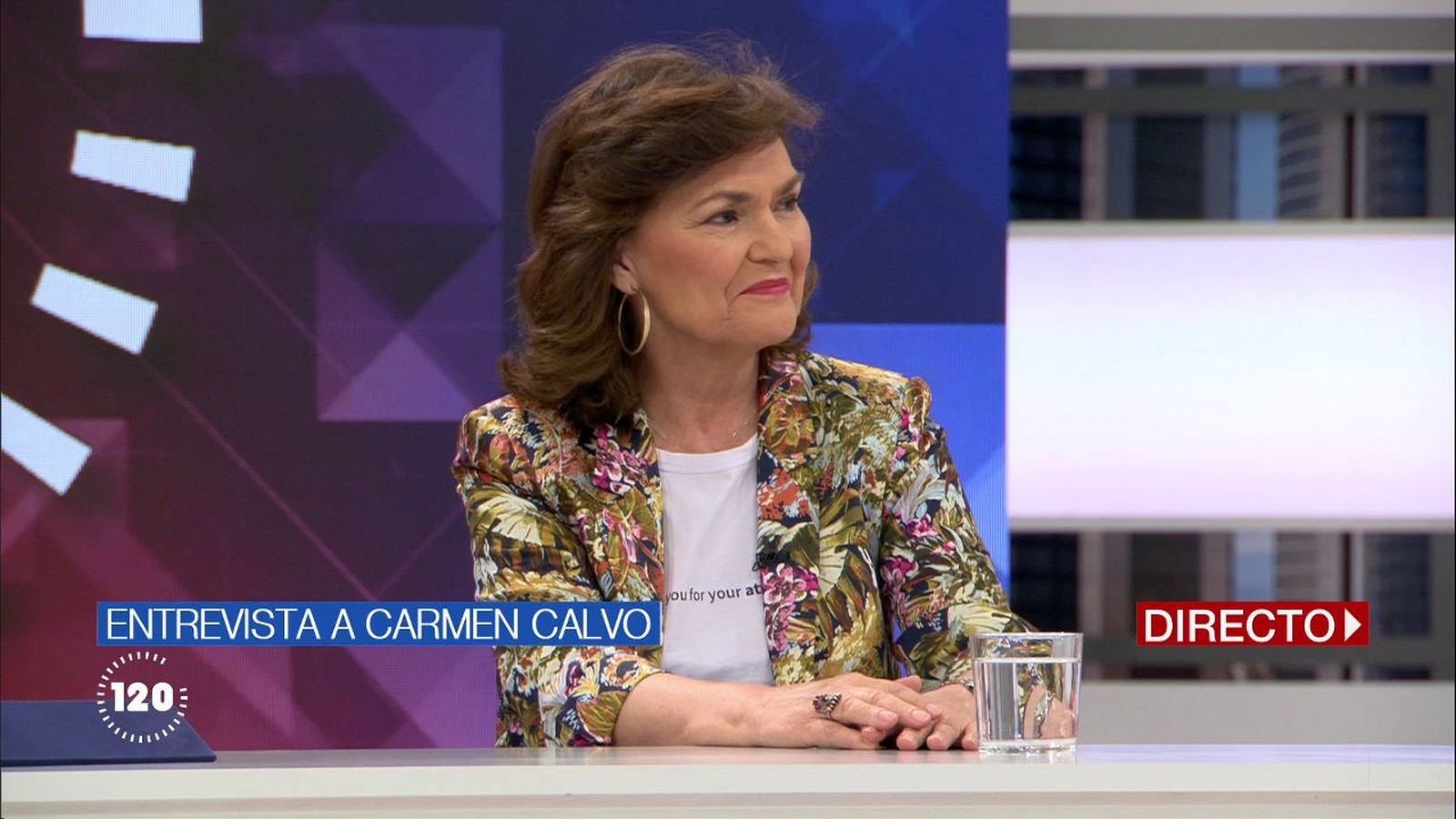 Carmen Calvo, a Torra por los lazos amarillos: "Debe estar a disposición de la Junta Electoral"