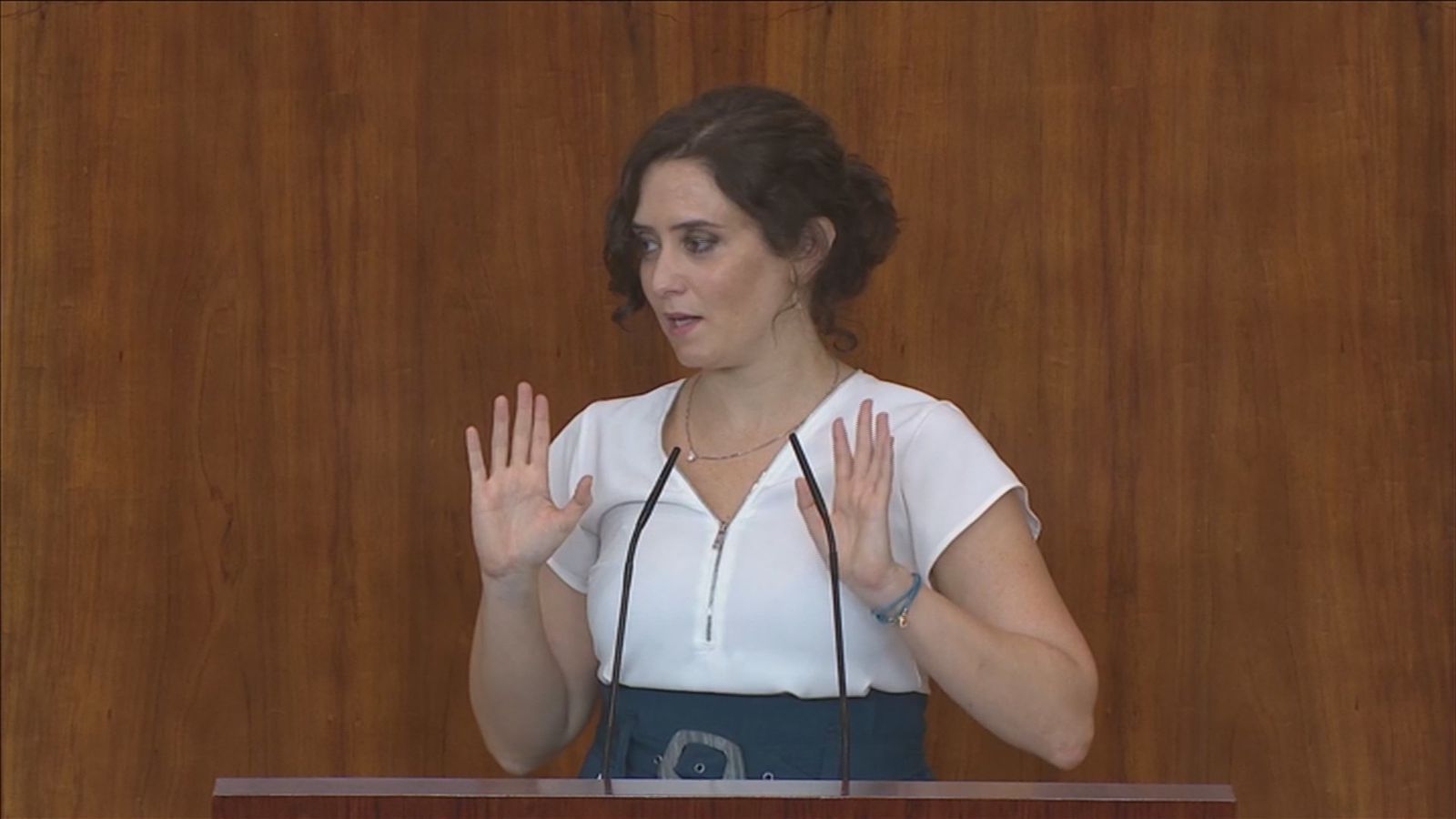 Isabel Díaz Ayuso, presidenta de la Comunidad de Madrid