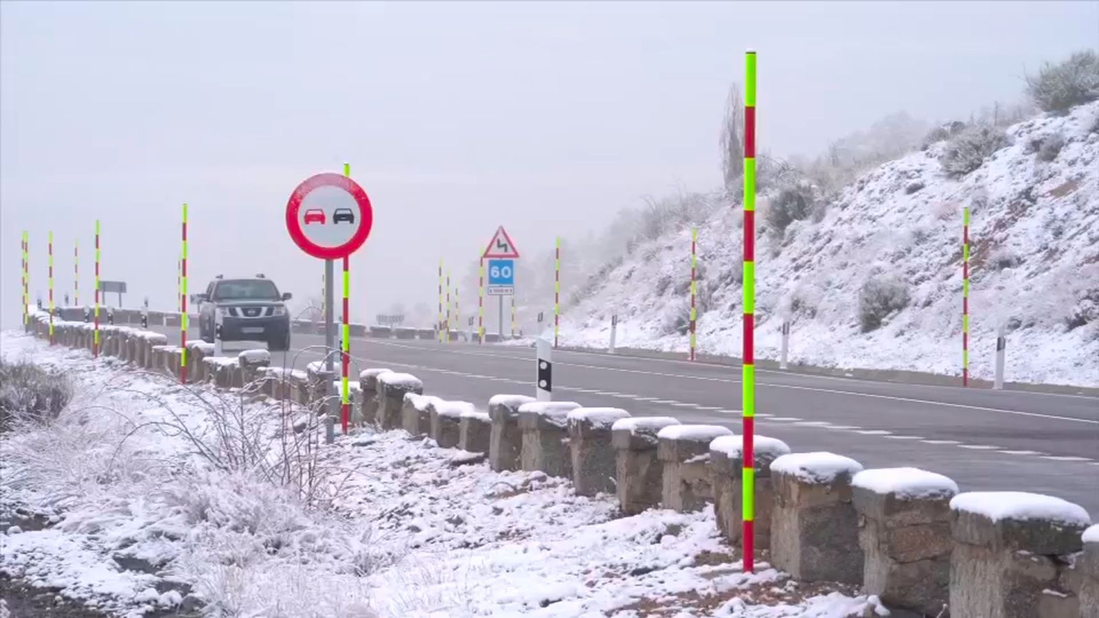 Nieve en la sierra