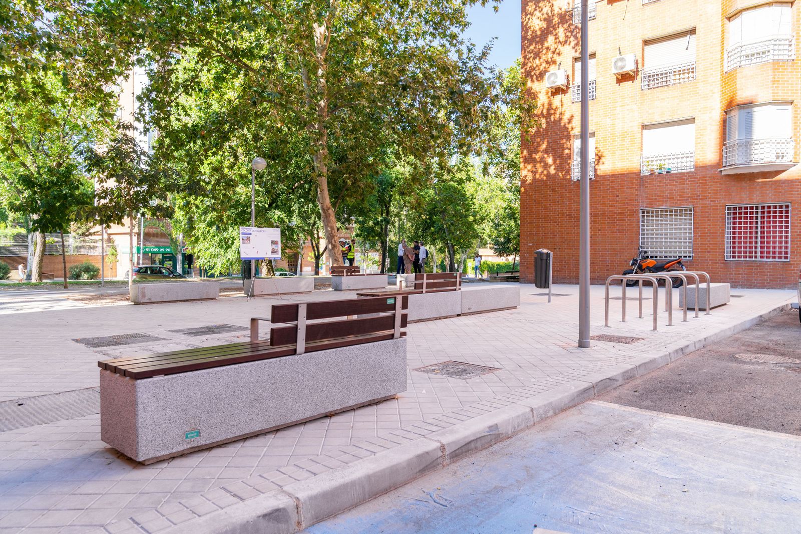 Las obras de remodelación de la Colonia de Vallecas, al 73% de su ejecución