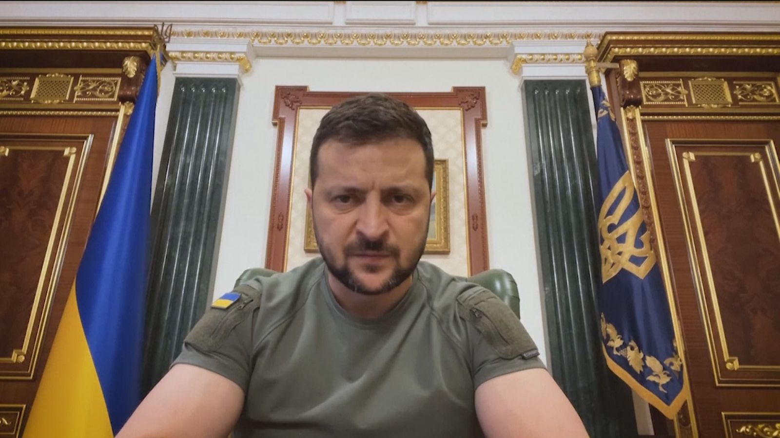 El presidente de Ucrania, Volodimir Zelenski
