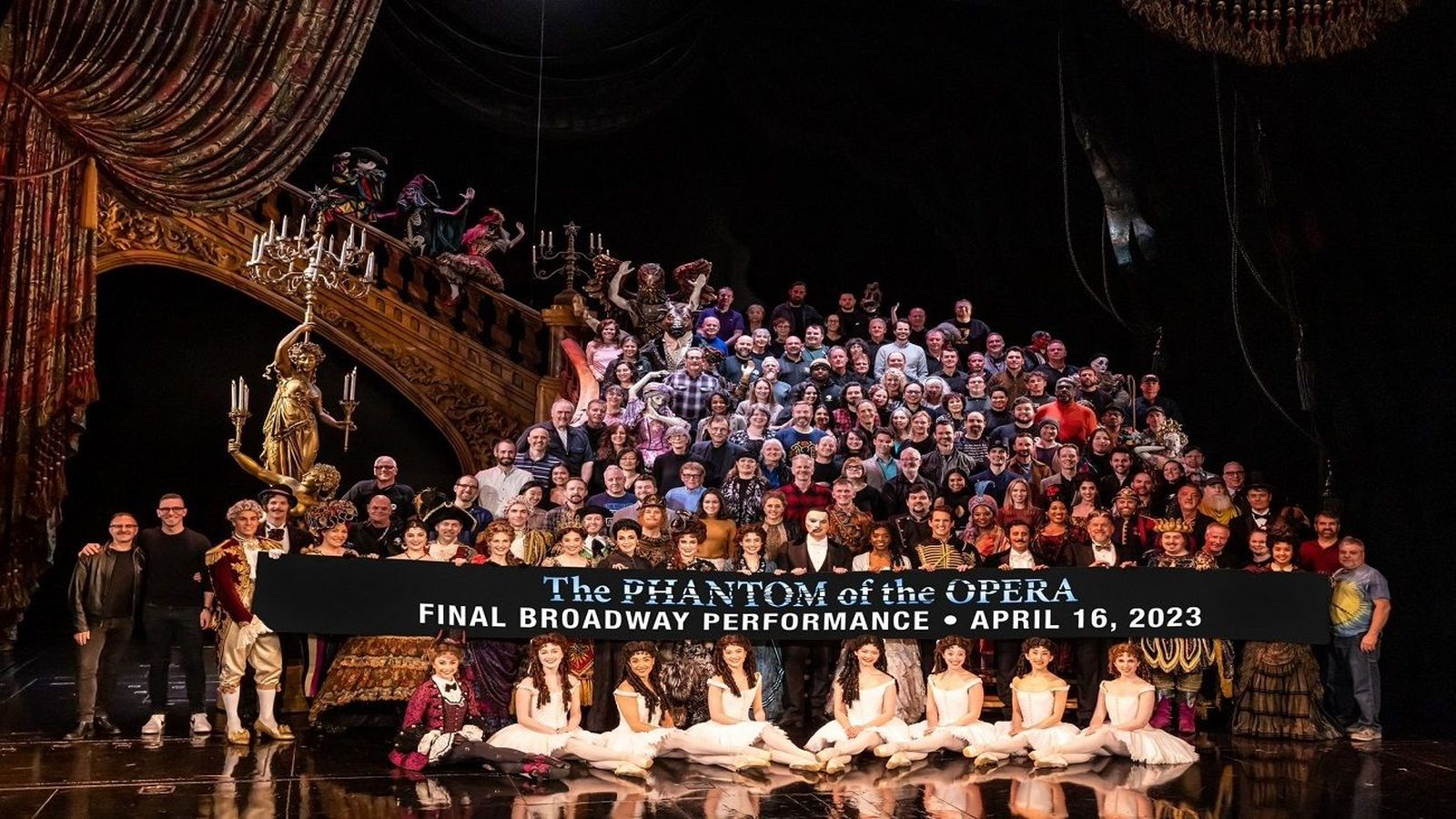 Termina 'El Fantasma de la Ópera', el espectáculo de mayor duración en Broadway