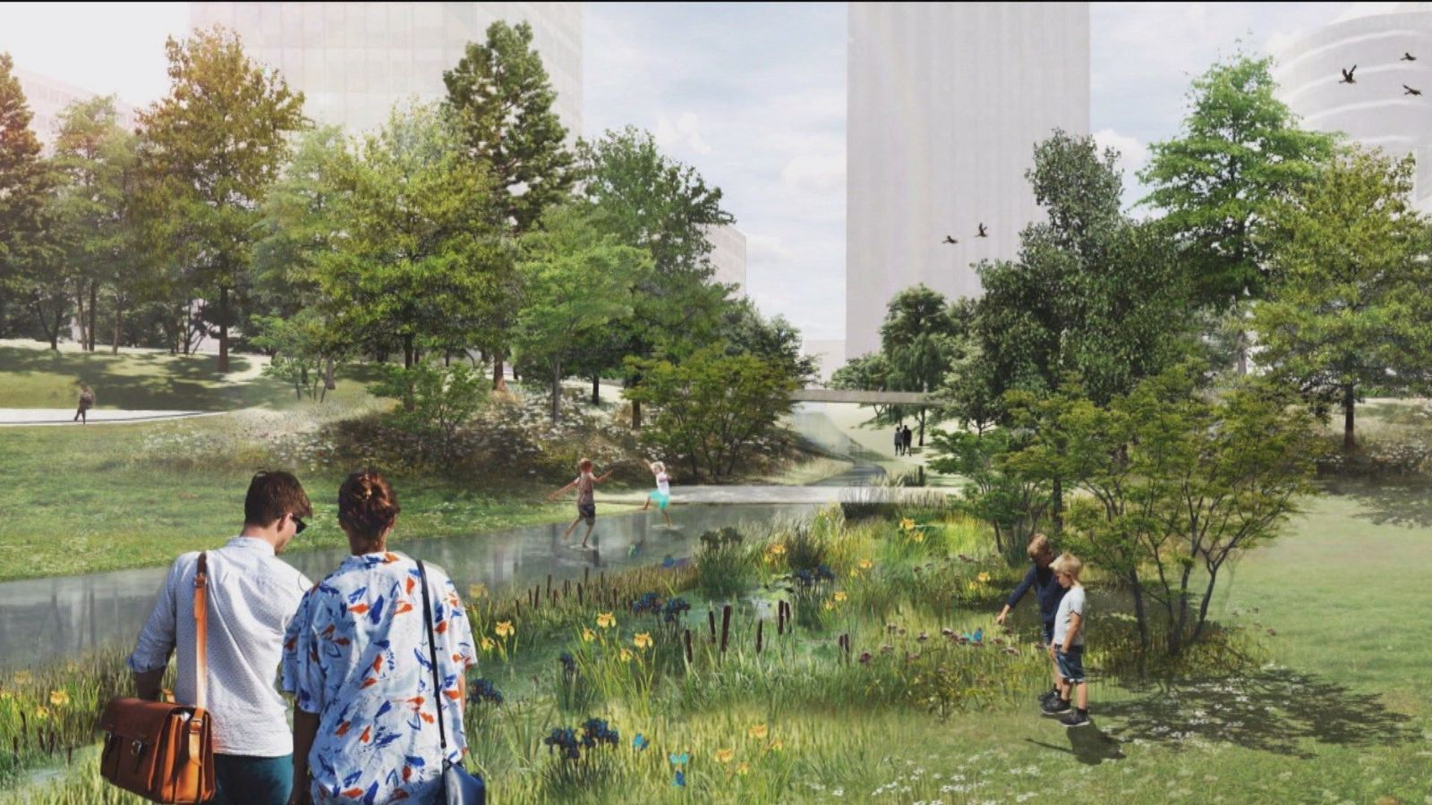 Así será el nuevo Azca, el corazón verde en pleno centro neurálgico de ocio y de negocios