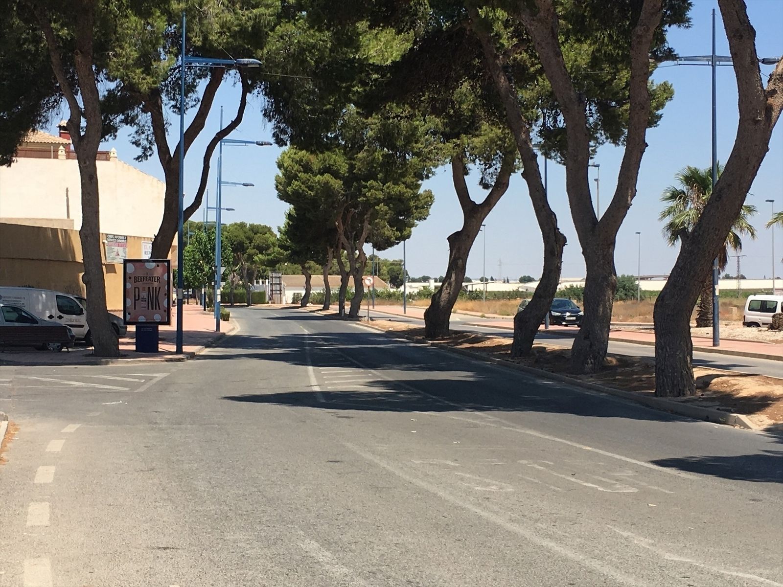 Imagen de archivo de la carretera de la pedanía de Sucina, Murcia