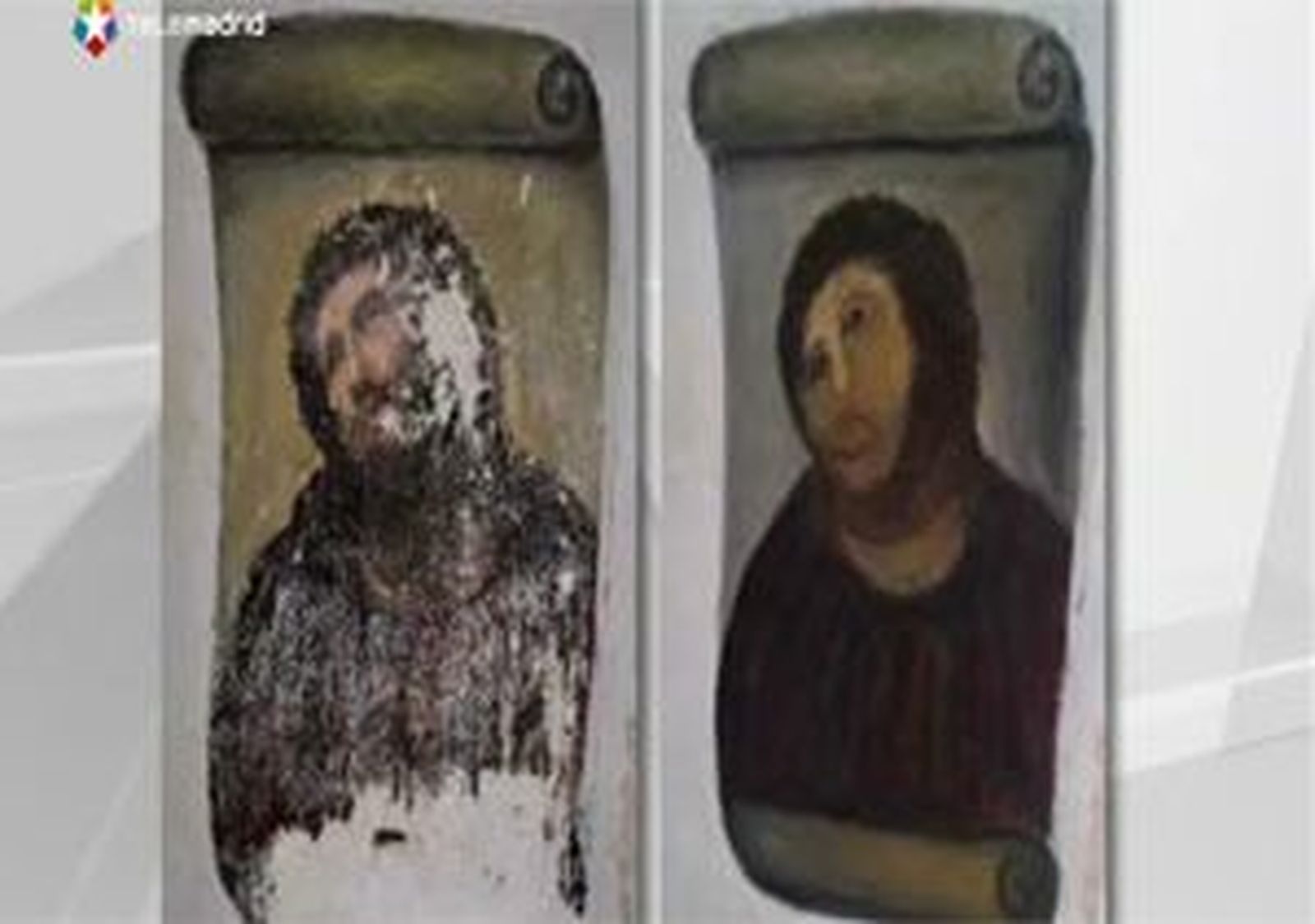 Expertos intentarán restaurar el Ecce Homo "destrozado" por una anciana