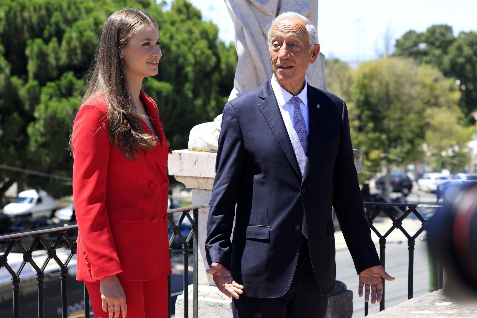 La princesa Leonor finaliza su primer viaje oficial a Portugal: "Aquí me siento como en casa"