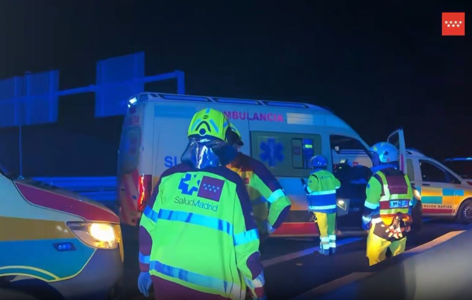 Accidente en la M-407