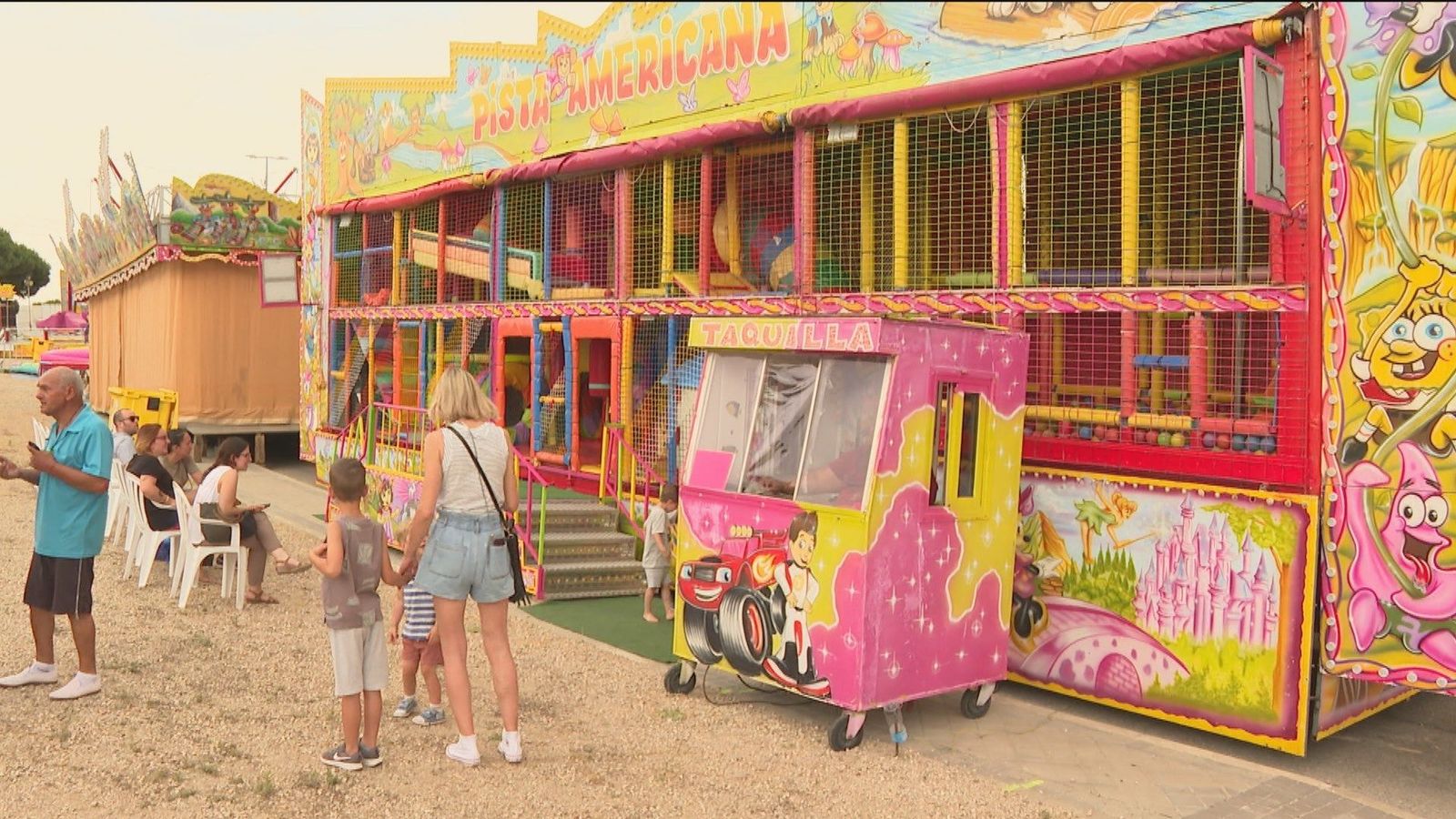 Día sin ruido en las atracciones instaladas por las fiestas de Arroyomolinos
