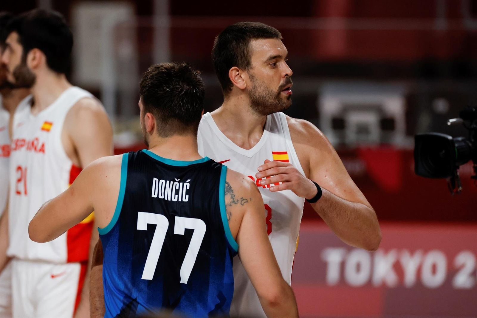 Doncic y Marc Gasol