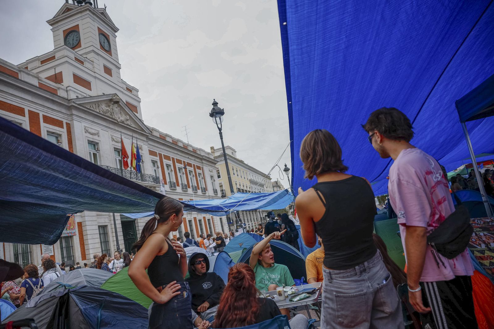El Sindicato de Inquilinas avisa que la acampada en Sol seguirá más allá de que se logre un acuerdo para Maricarmen