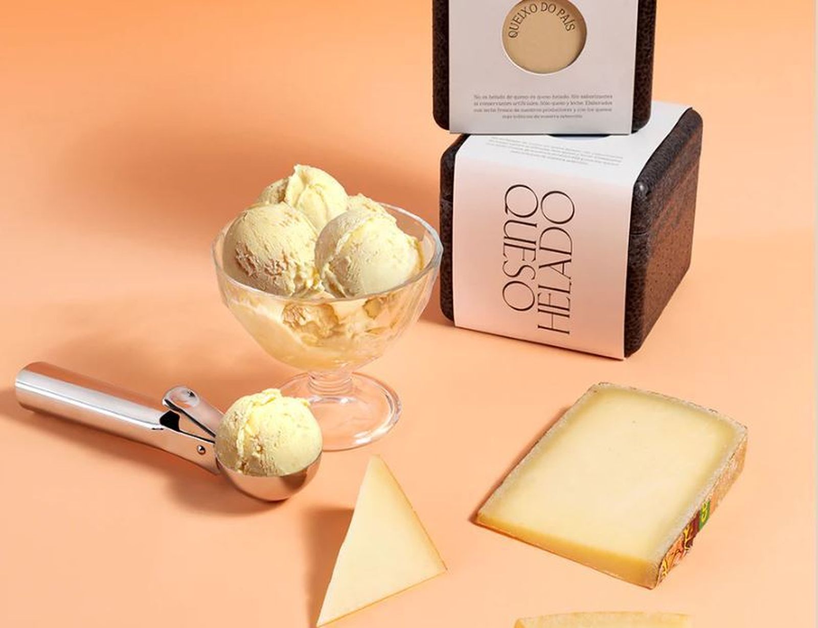 Queso helado de la quesería Formaje