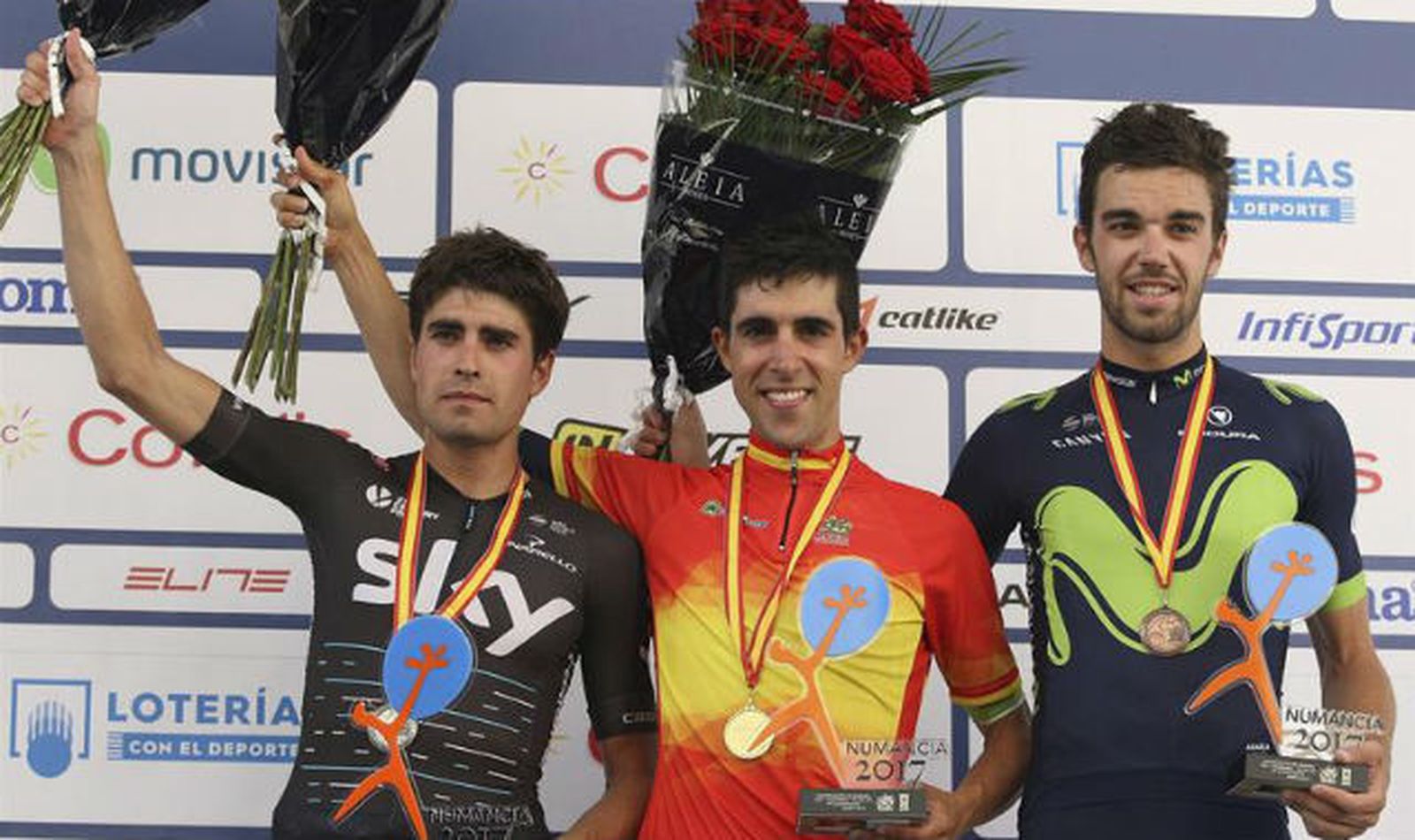 Podio Campeonato de España