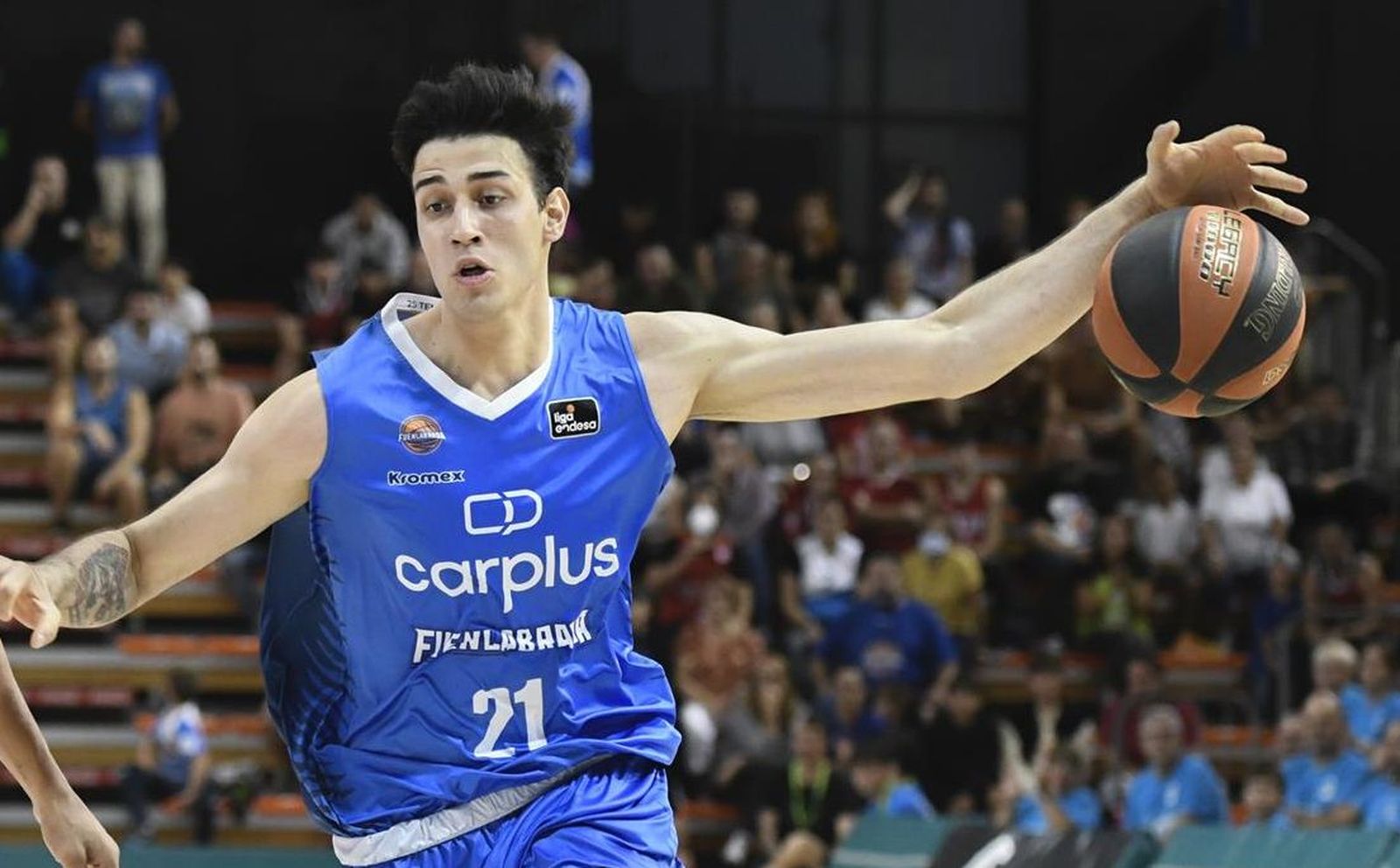 El ala-pívot del Fuenlabrada Juan Fernández