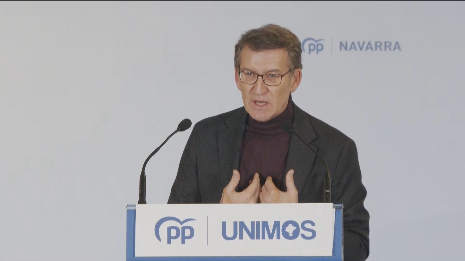 Feijóo: "Otegi nunca dirá de mí que mi Gobierno está en sus manos"