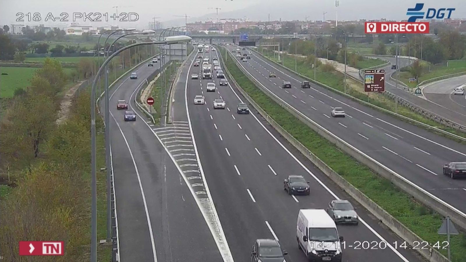 Madrid 'abierto' y tranquilidad en las carreteras