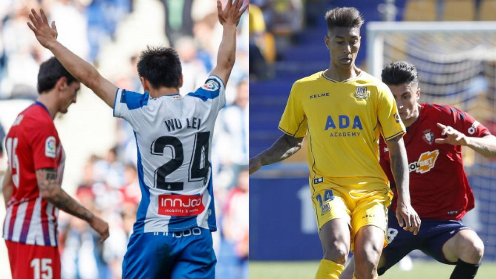 Espanyol-Atlético y Alcorcón-Osasuna