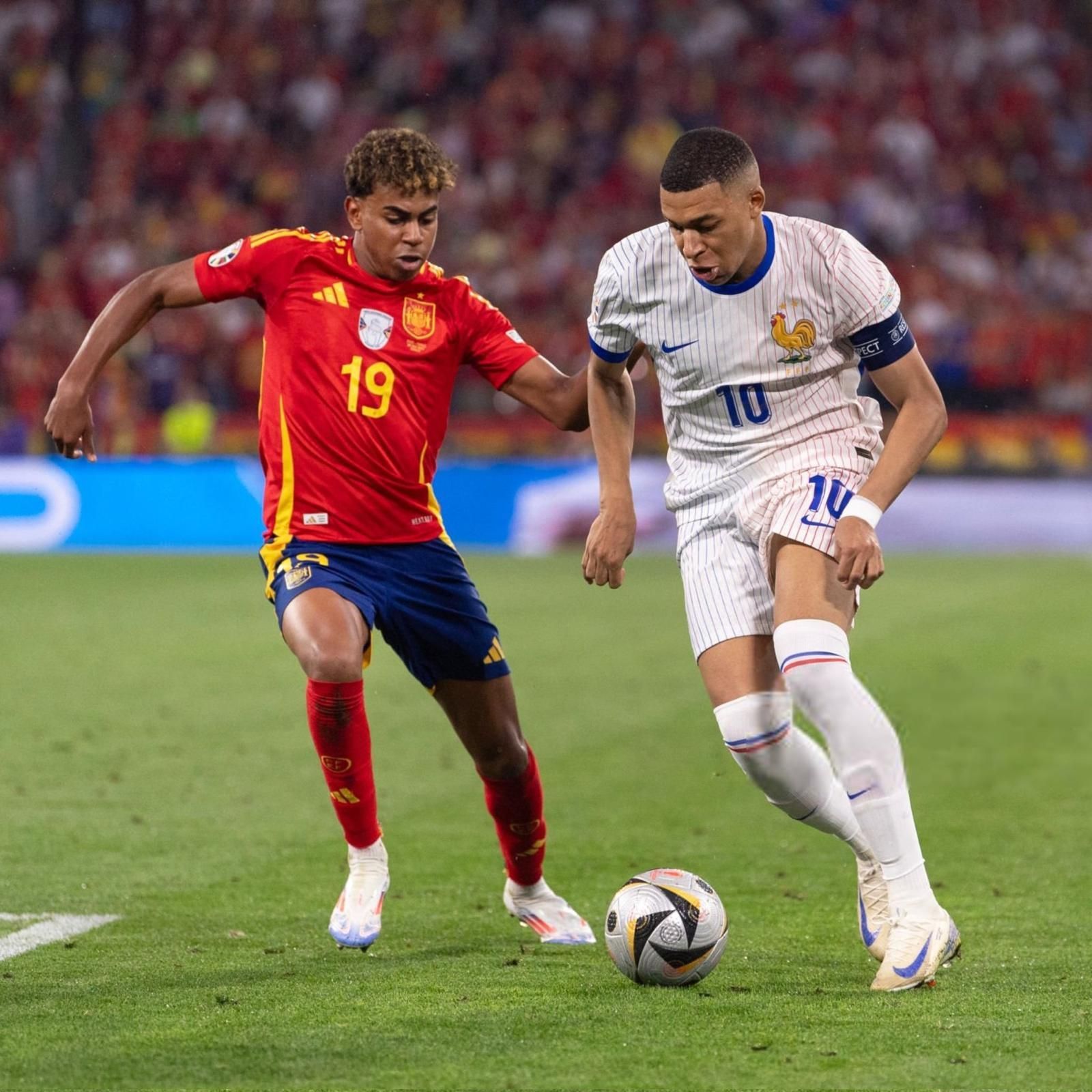 Lamine Yamal y Mbappé