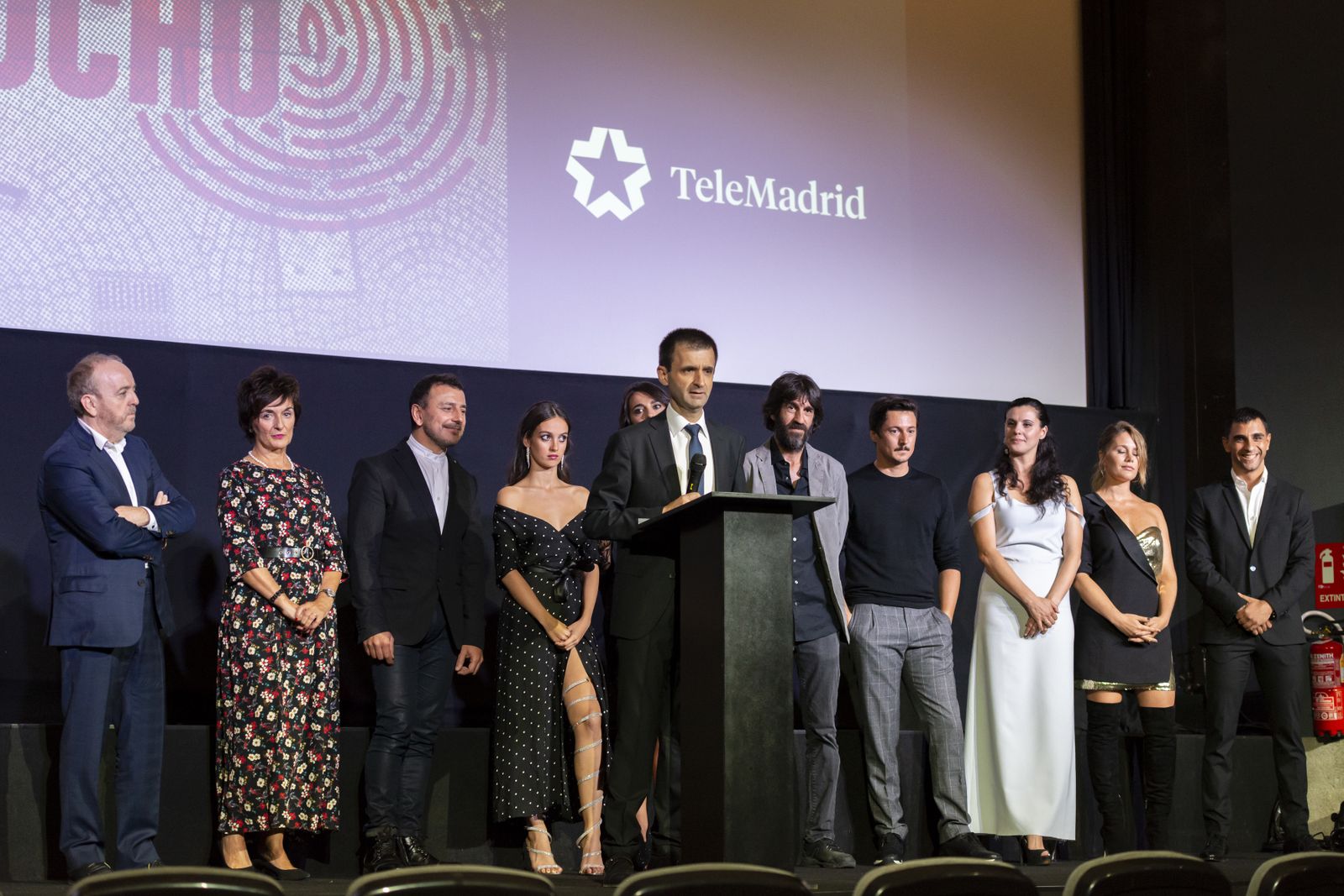 Premier de 'La víctima número ocho' en el Palacio de la Prensa