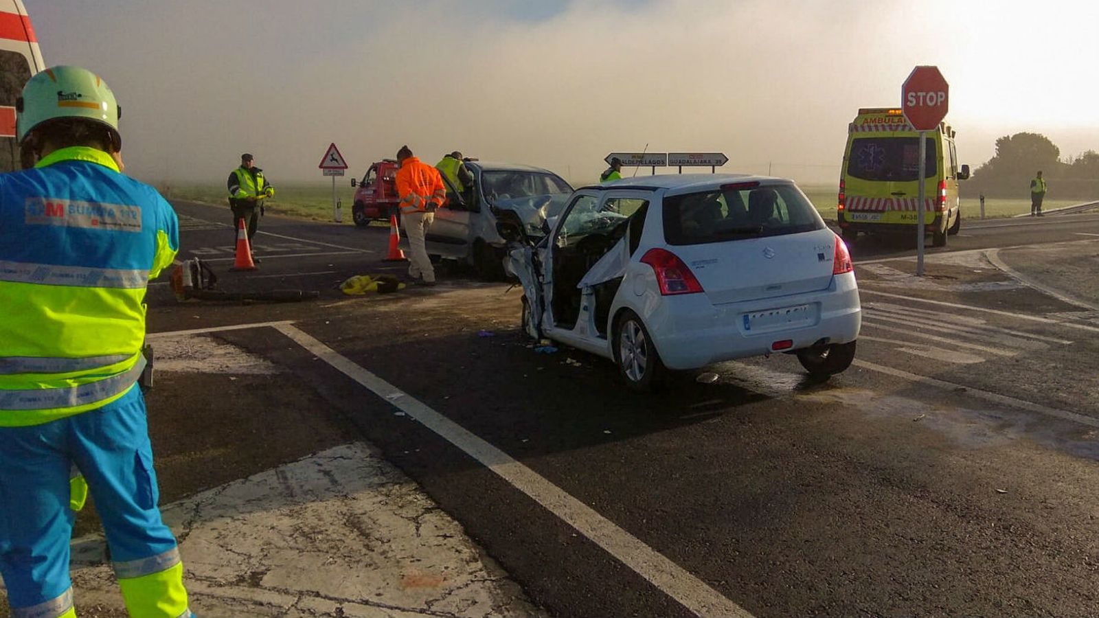 Accidente de tráfico en Talamanca del Jarama