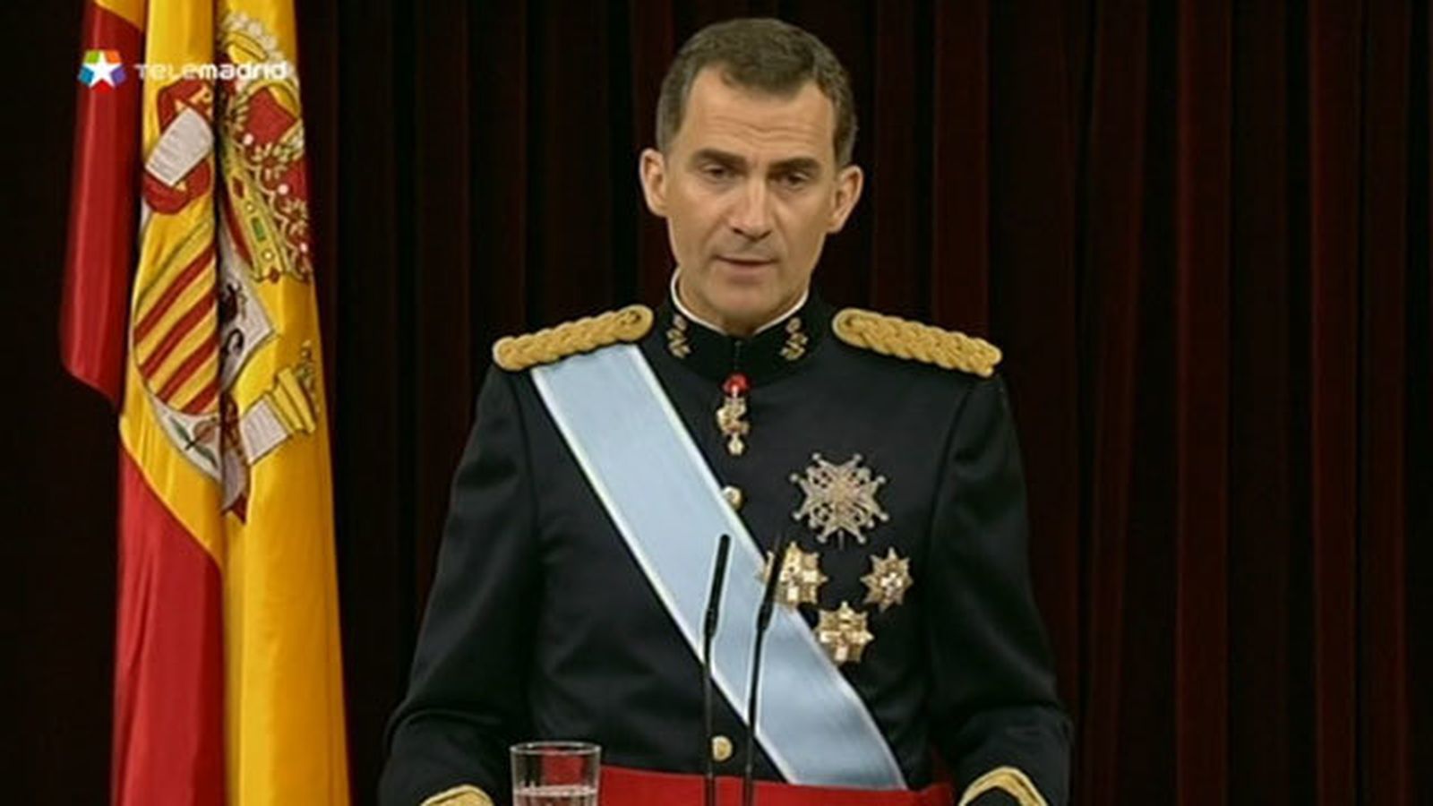 Felipe VI en su intervención ante las Cortes el dia de su proclamación