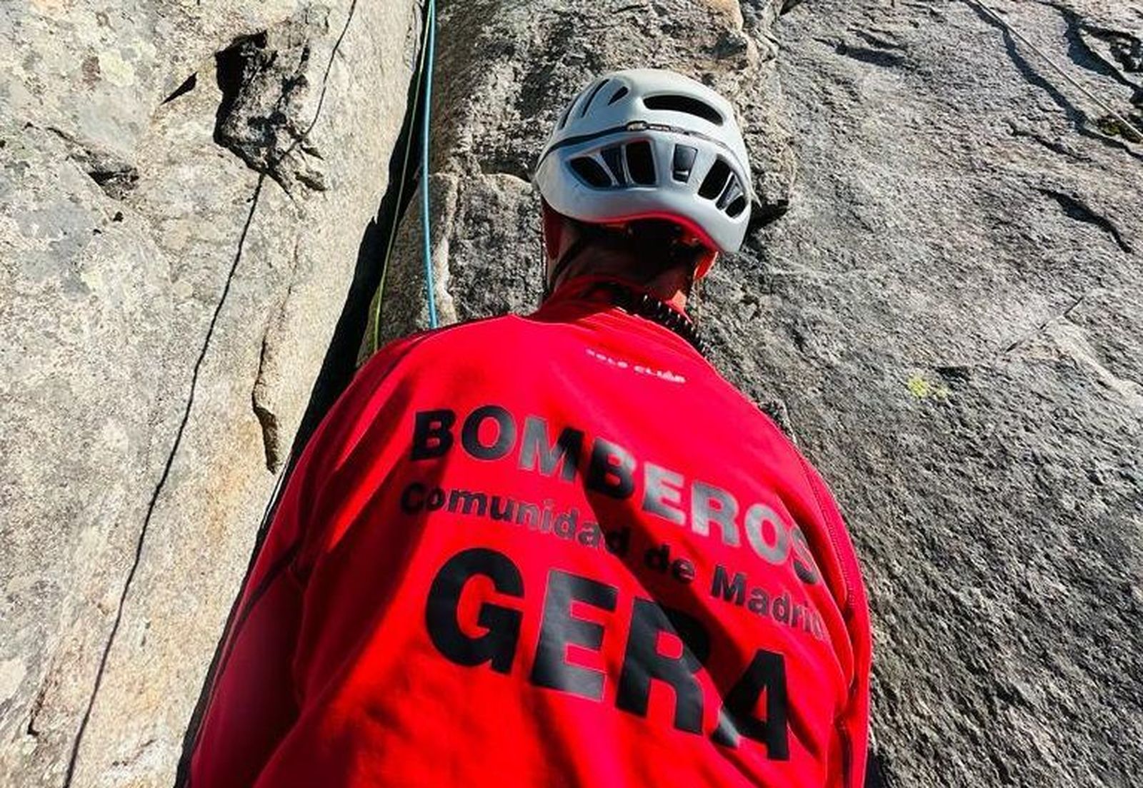 Rescate del GERA en el Puerto de Navacerrada