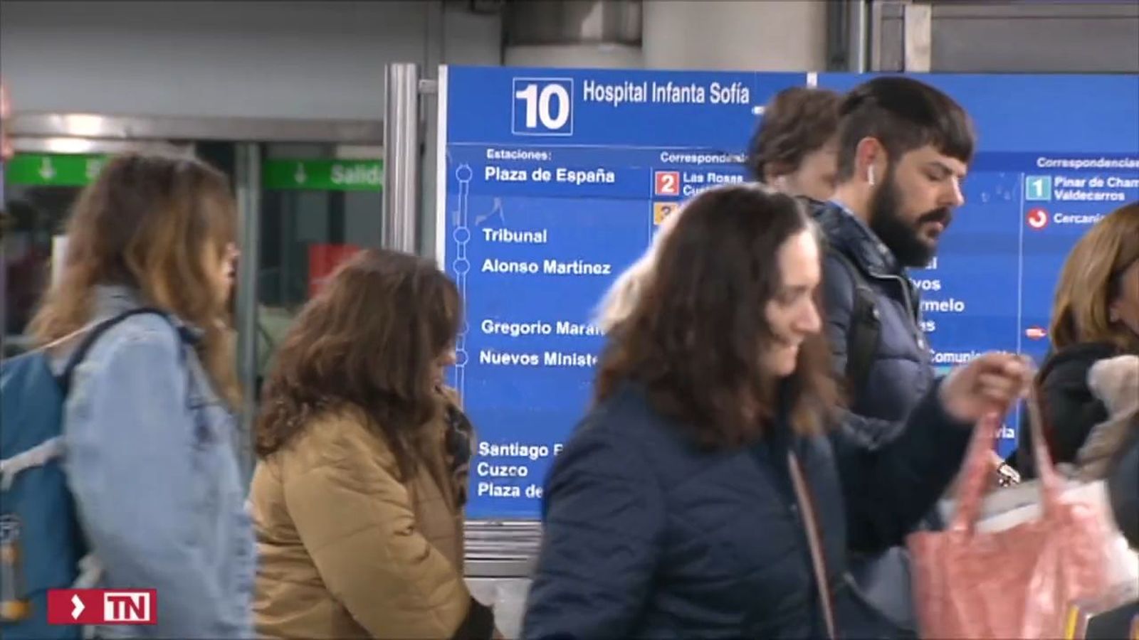 Paro en el metro por el 8M