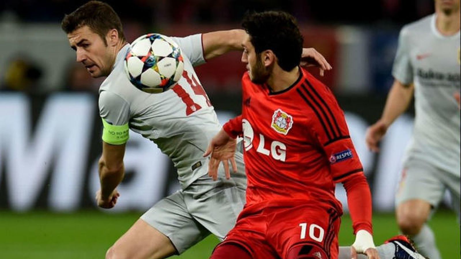 Gabi ante el Bayern Leverkusen