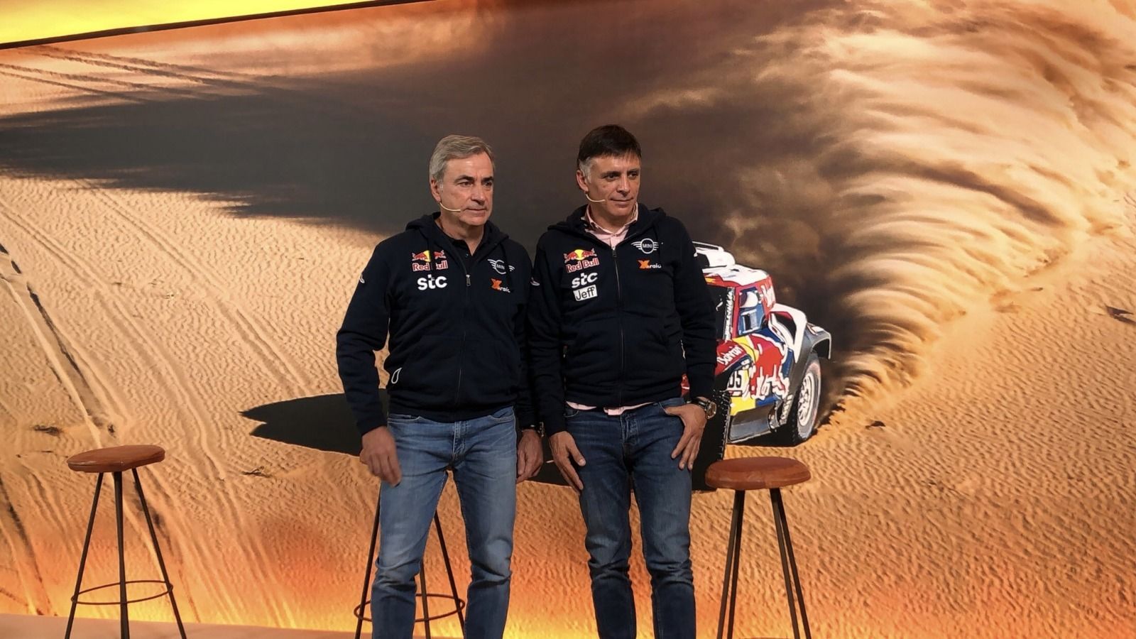 Carlos Sainz y Lucas Cruz