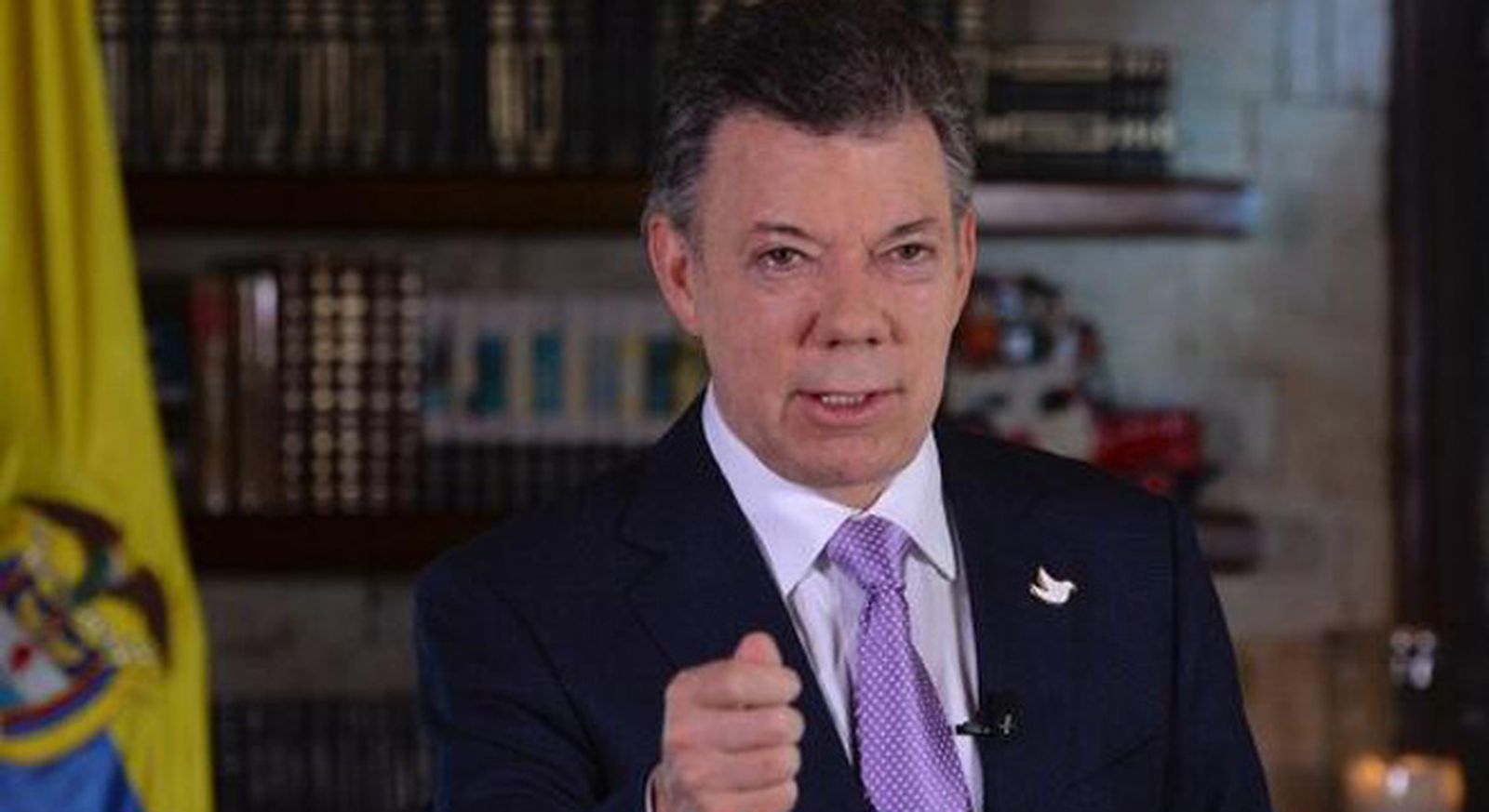 El presidente de Colombia, Juan Manuel  Santos, Nobel de la Paz 2016