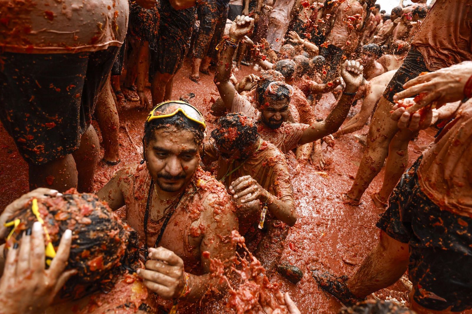 Buñol celebra su Tomatina más VIP