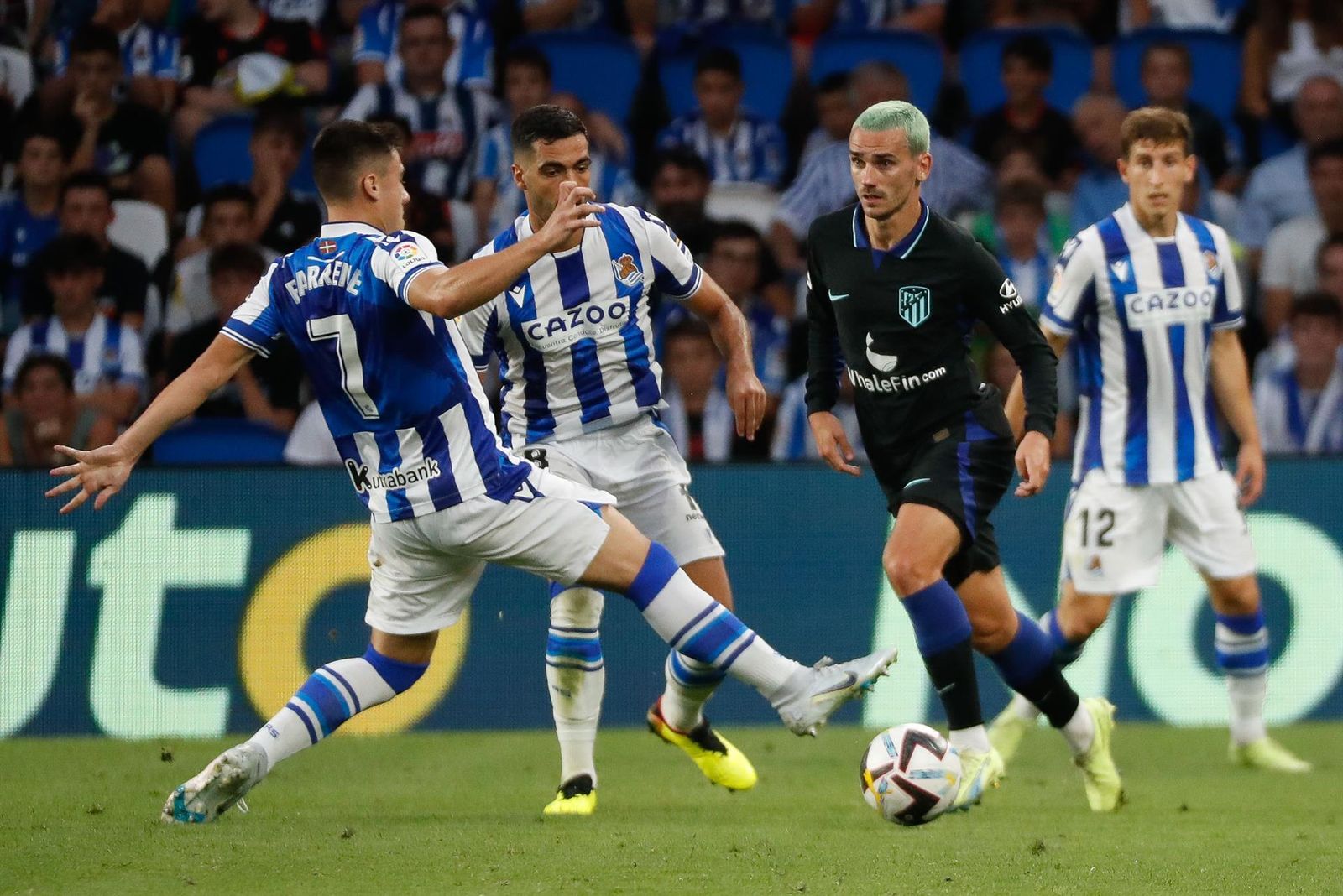 Griezmann ante la Real Sociedad