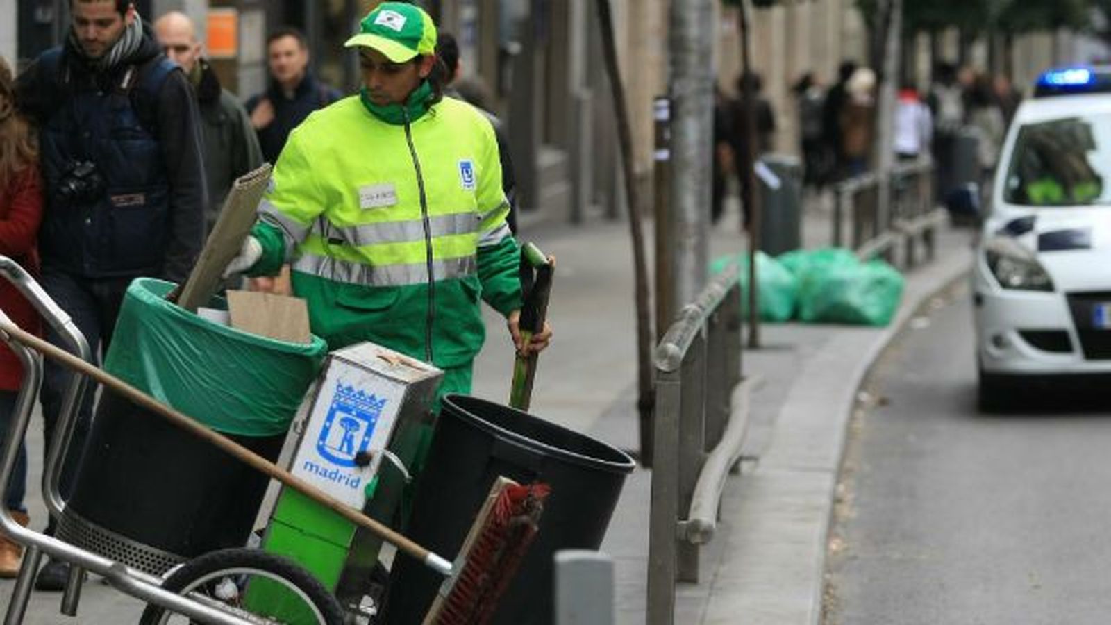 La huelga de limpieza viaria de Madrid para este miércoles sigue en pié