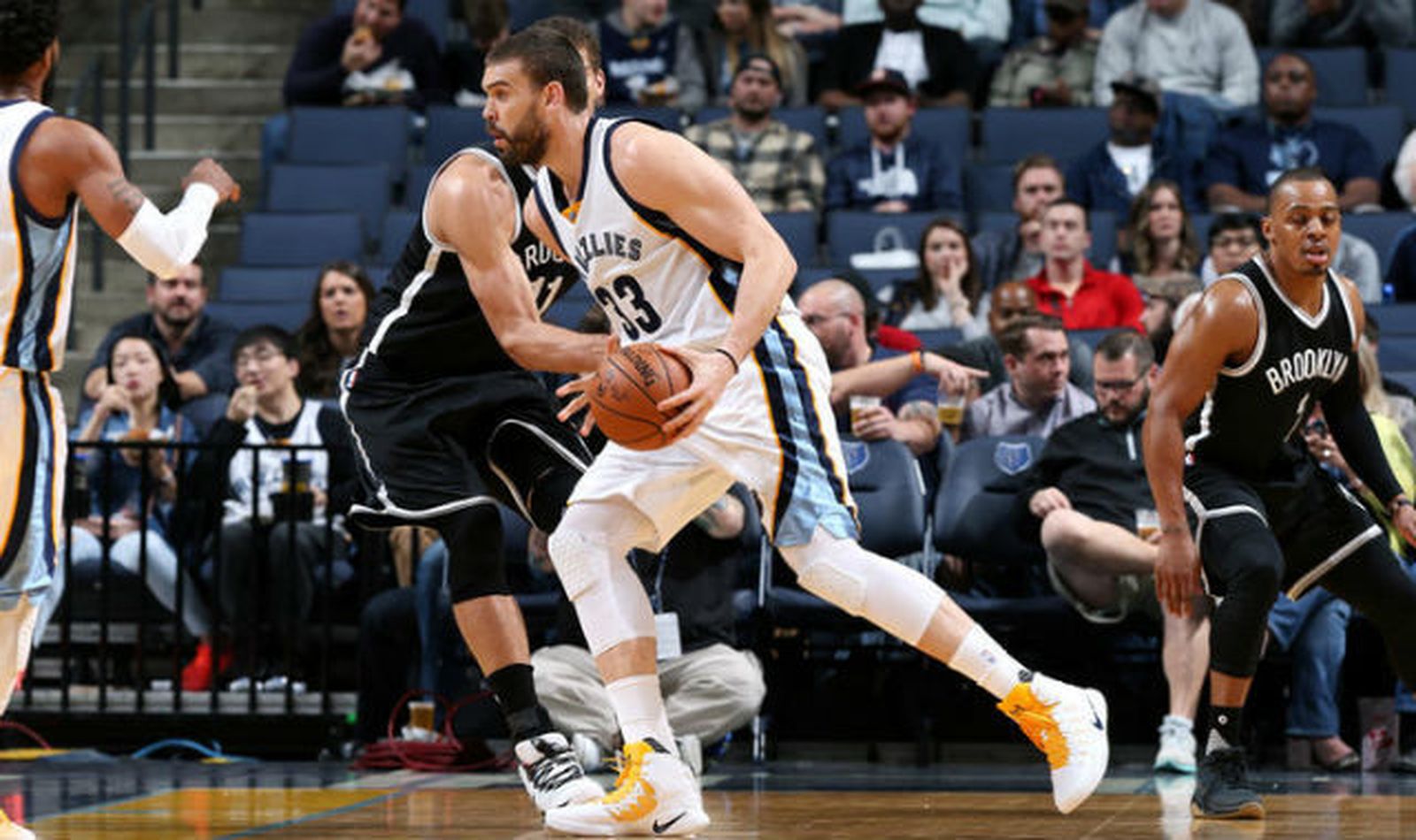 Marc Gasol ante los Nets