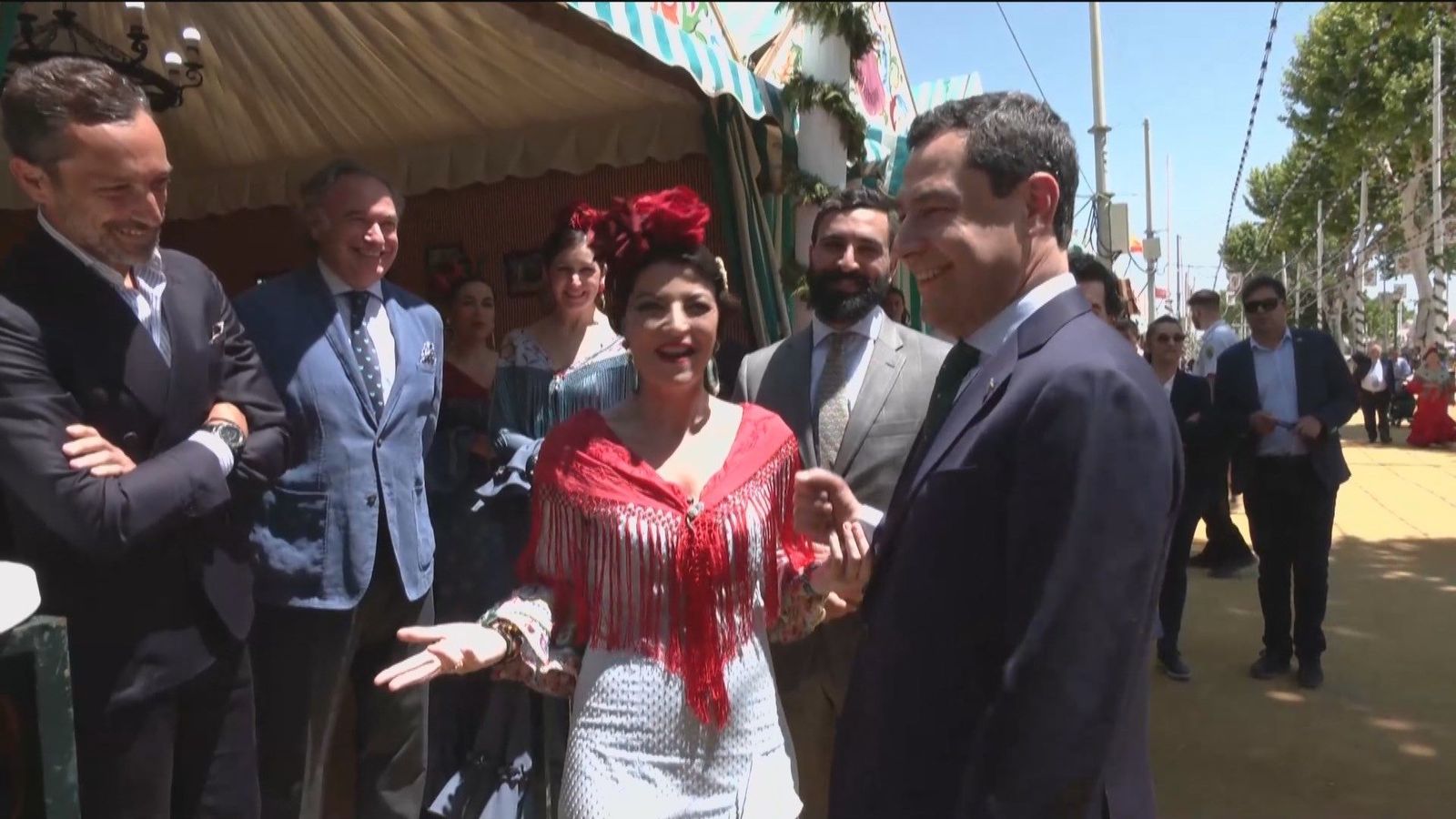 El Real de la Feria de Sevilla, epicentro político electoral en Andalucía
