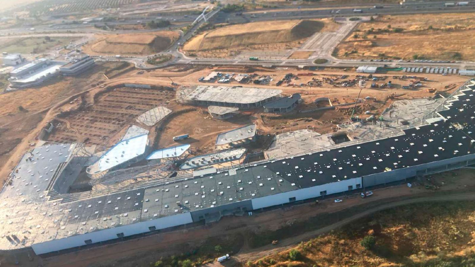 Estado actual de las obras de Open Sky Torrejón