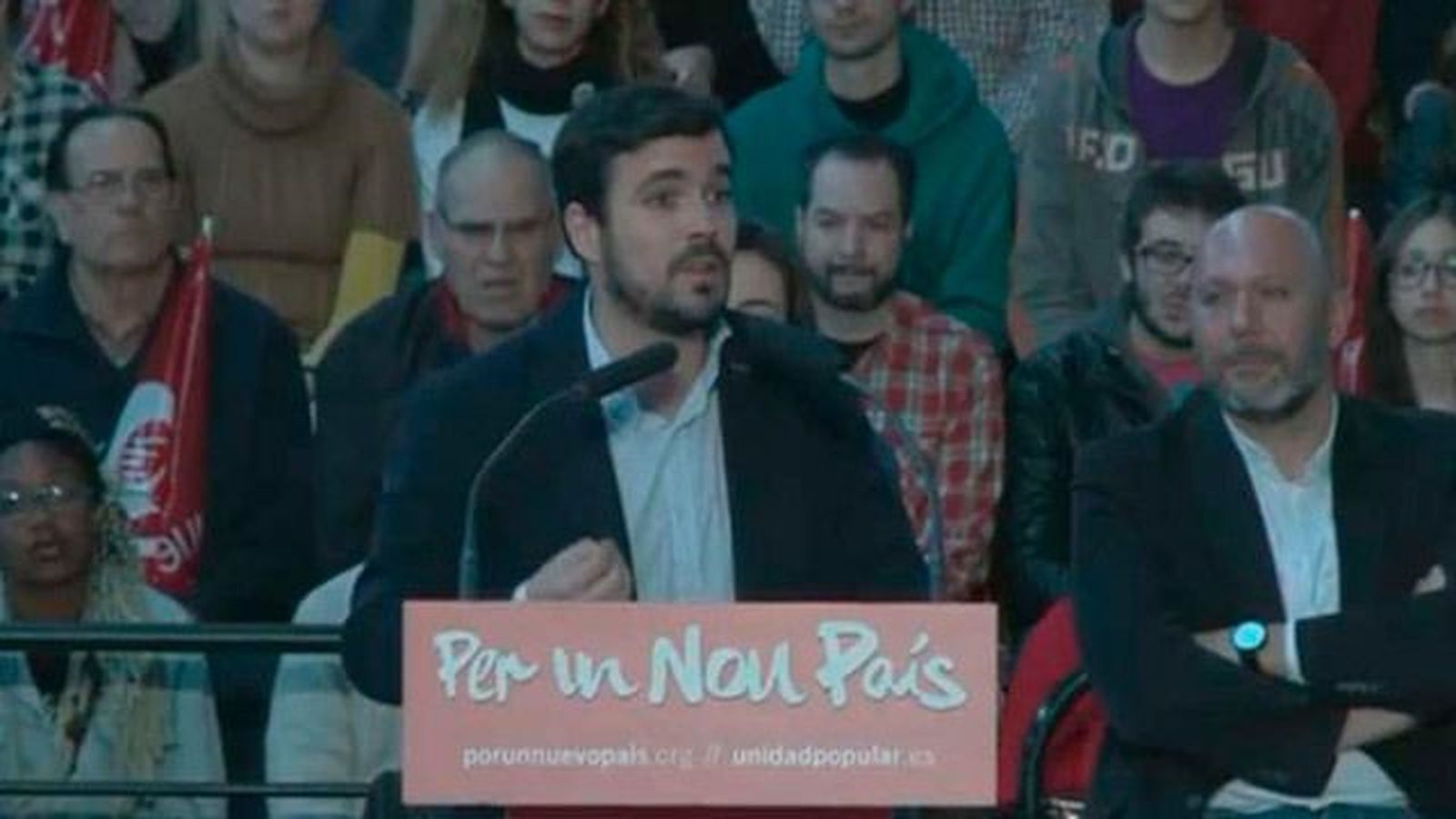 Garzón avisa del engaño voto útil piden PP y PSOE, que consolida la oligarquía