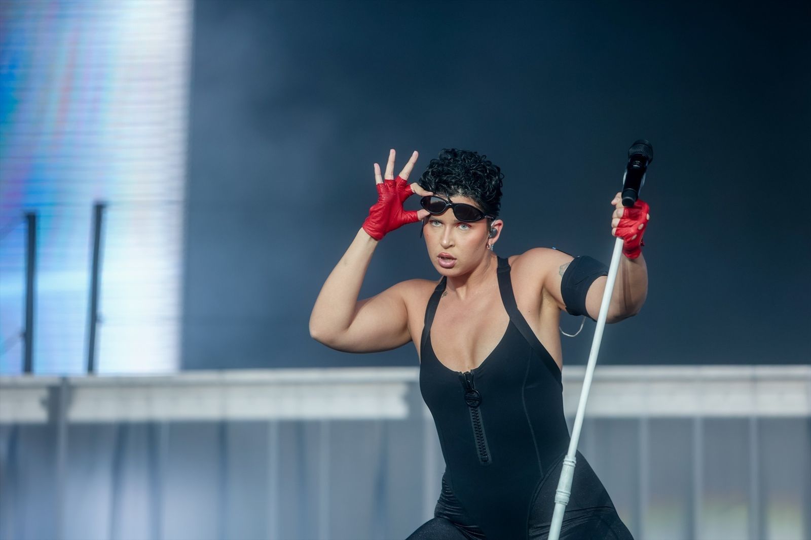 Nathy Peluso durante un concierto en el Festival Mad Cool 2022