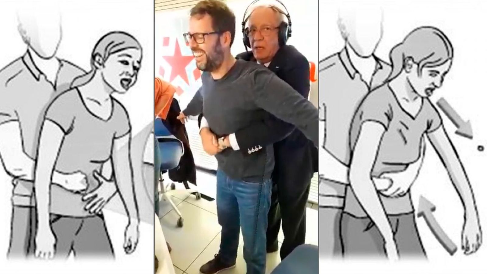 Así se hace la maniobra de Heimlich