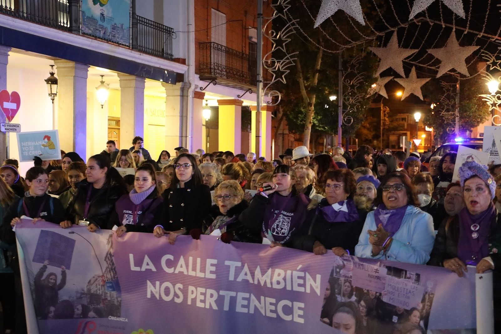 Una de las marchas nocturnas contra la violencia machista que se celebra en Fuenlabrada