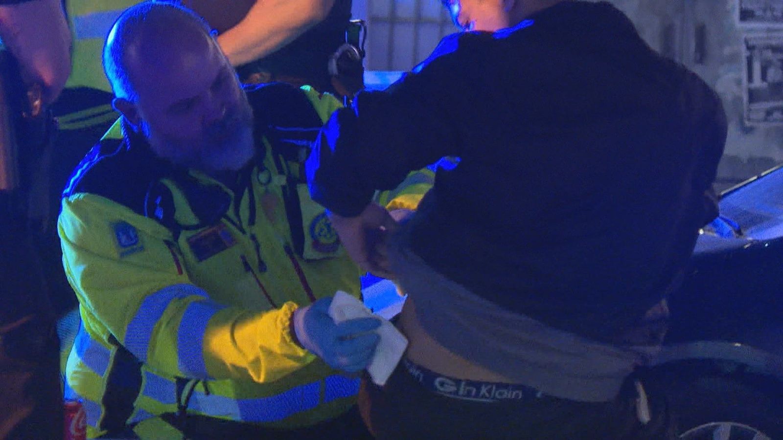 Un apuñalado tras una reyerta a botellazos entre dos hombres en Lavapiés