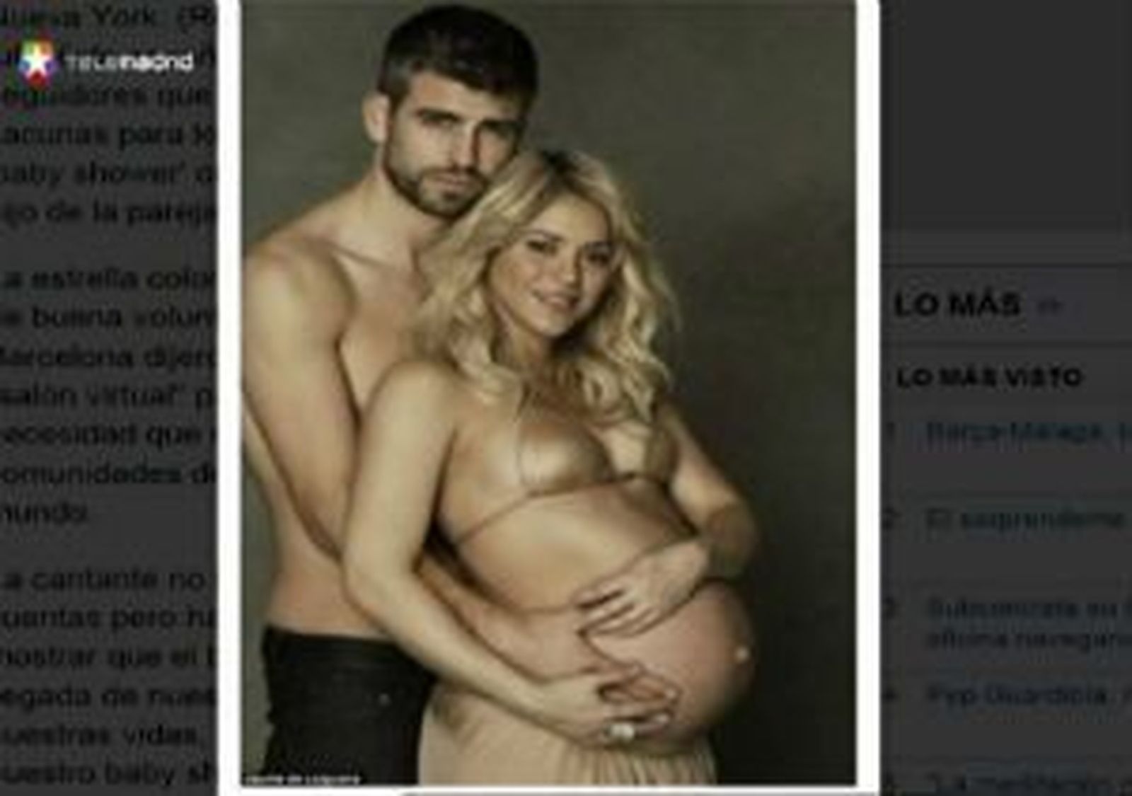 La foto más vista de Shakira y Piqué