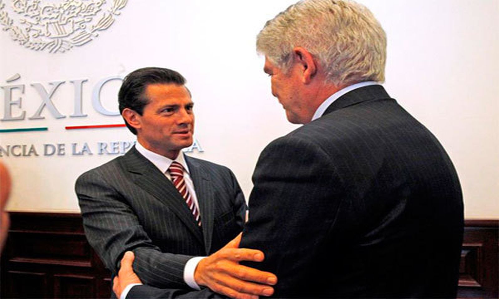 El presidente de México, enrique Peña Nieto recibe al ministro español de Asuntos Exteriores, Alfonso Dastis