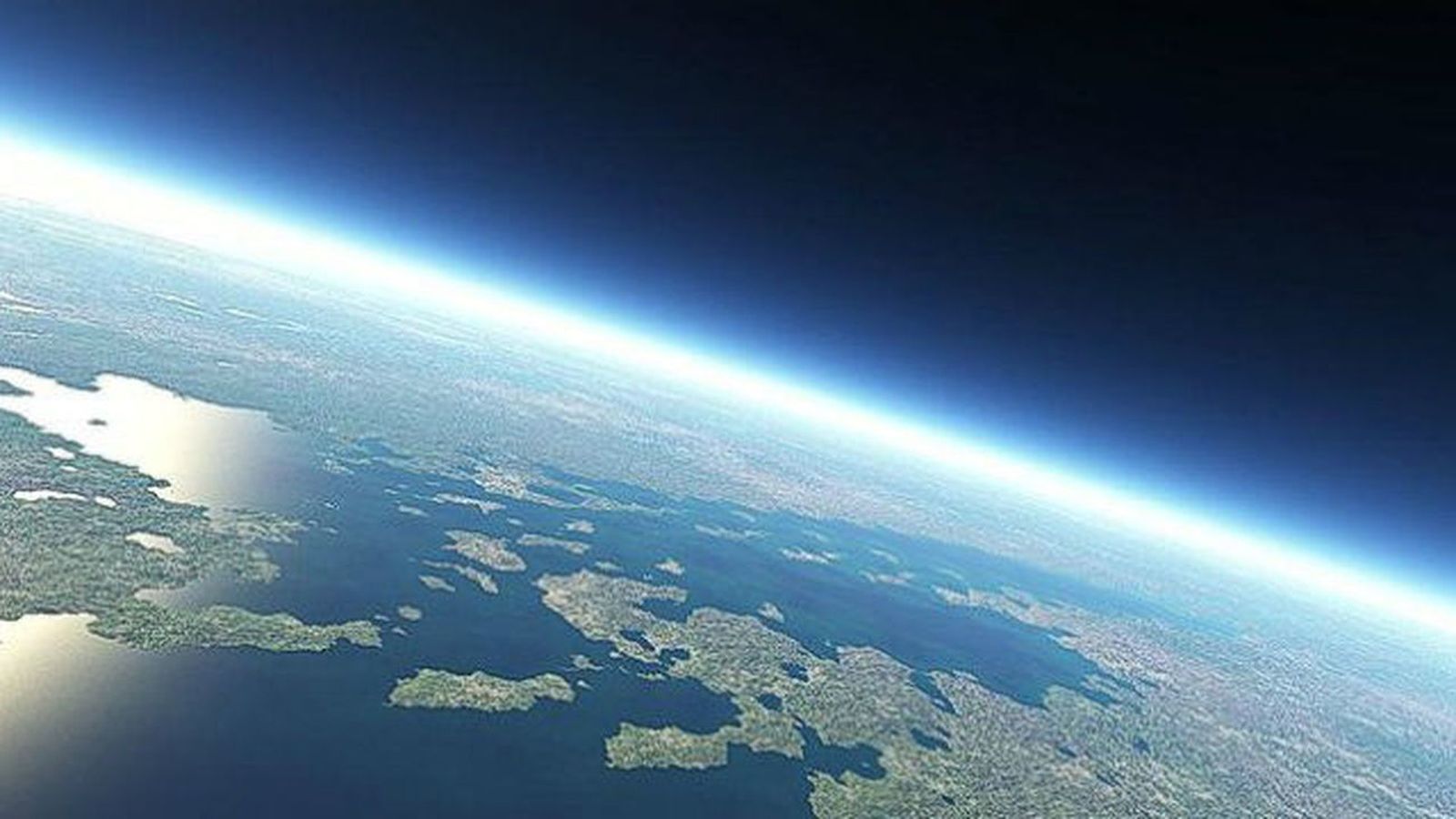 La fina capa de la atmósfera terrestre