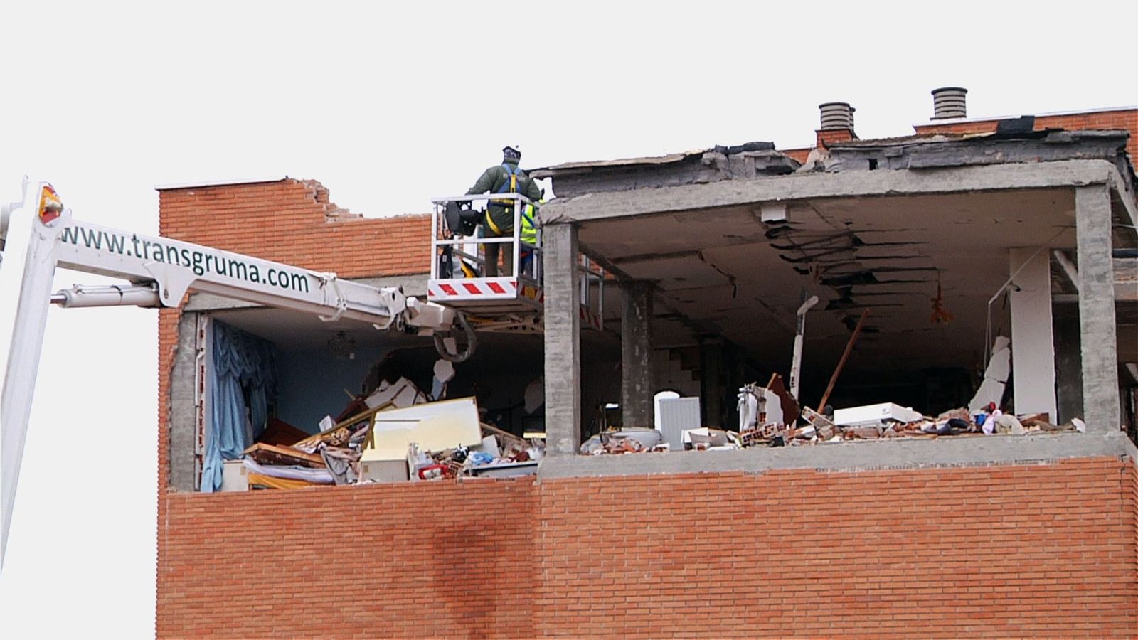 Agapito, víctima de la explosión que se produjo en 2020 en Puente de Vallecas