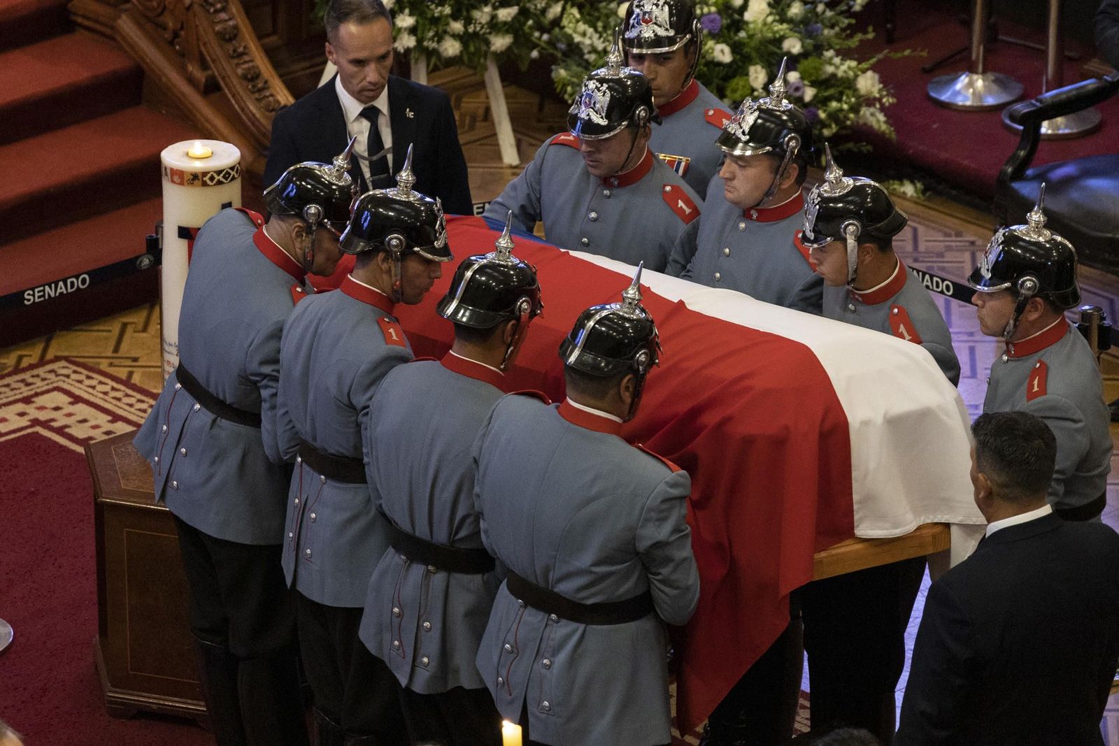 Último adiós de Chile al expresidente Sebastián Piñera