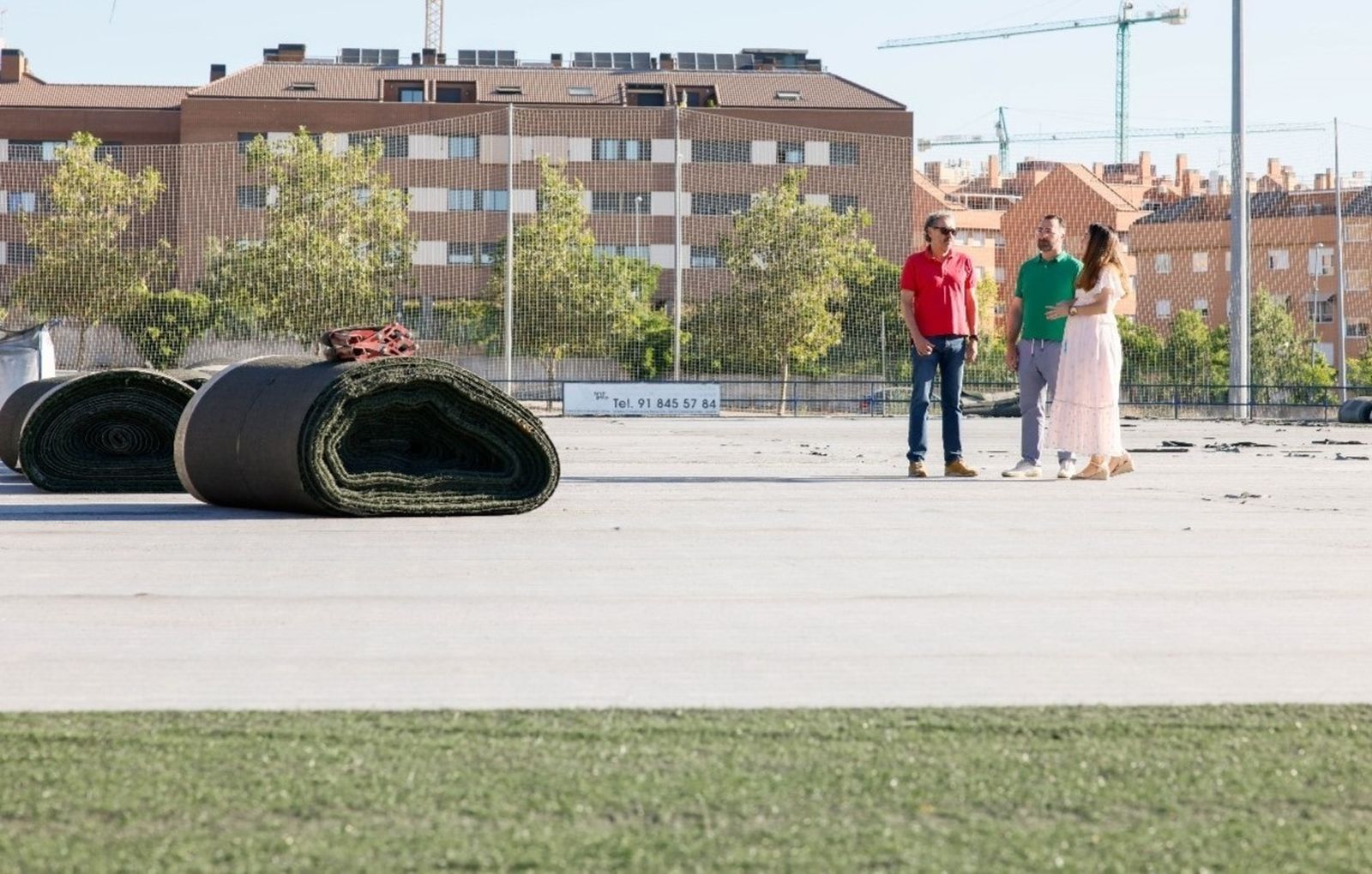 Arrancan los trabajos de mejora del campo de futbol de Ciudad Deportiva Samaranch